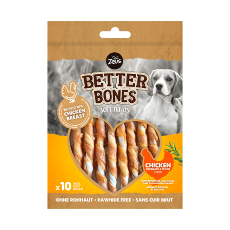Treats para Perro Better Bones Soft Twist Chicken Rosemary & Thyme Flavour