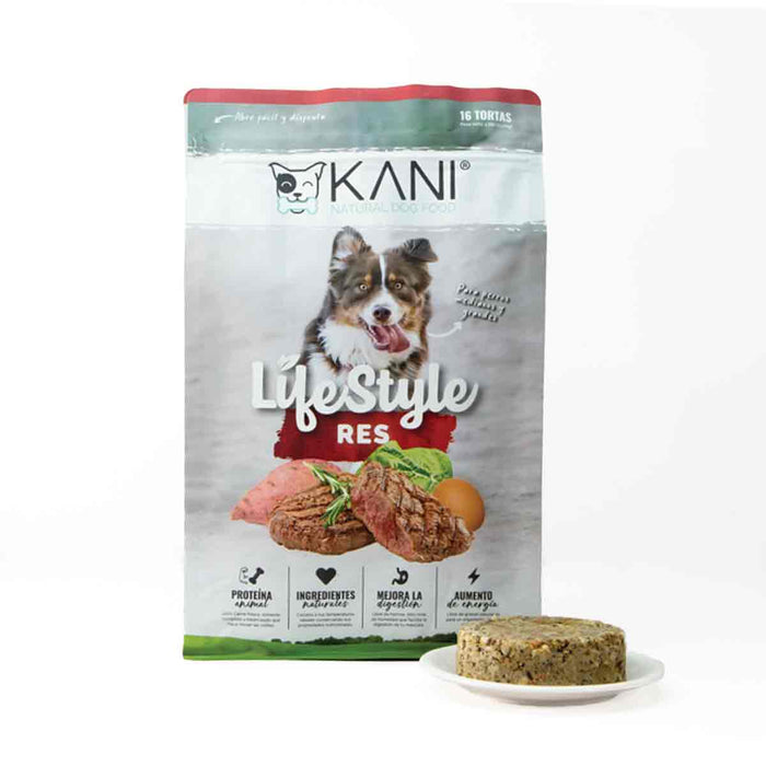 Alimento Congelado para Perro Kani Life Style Torta Res