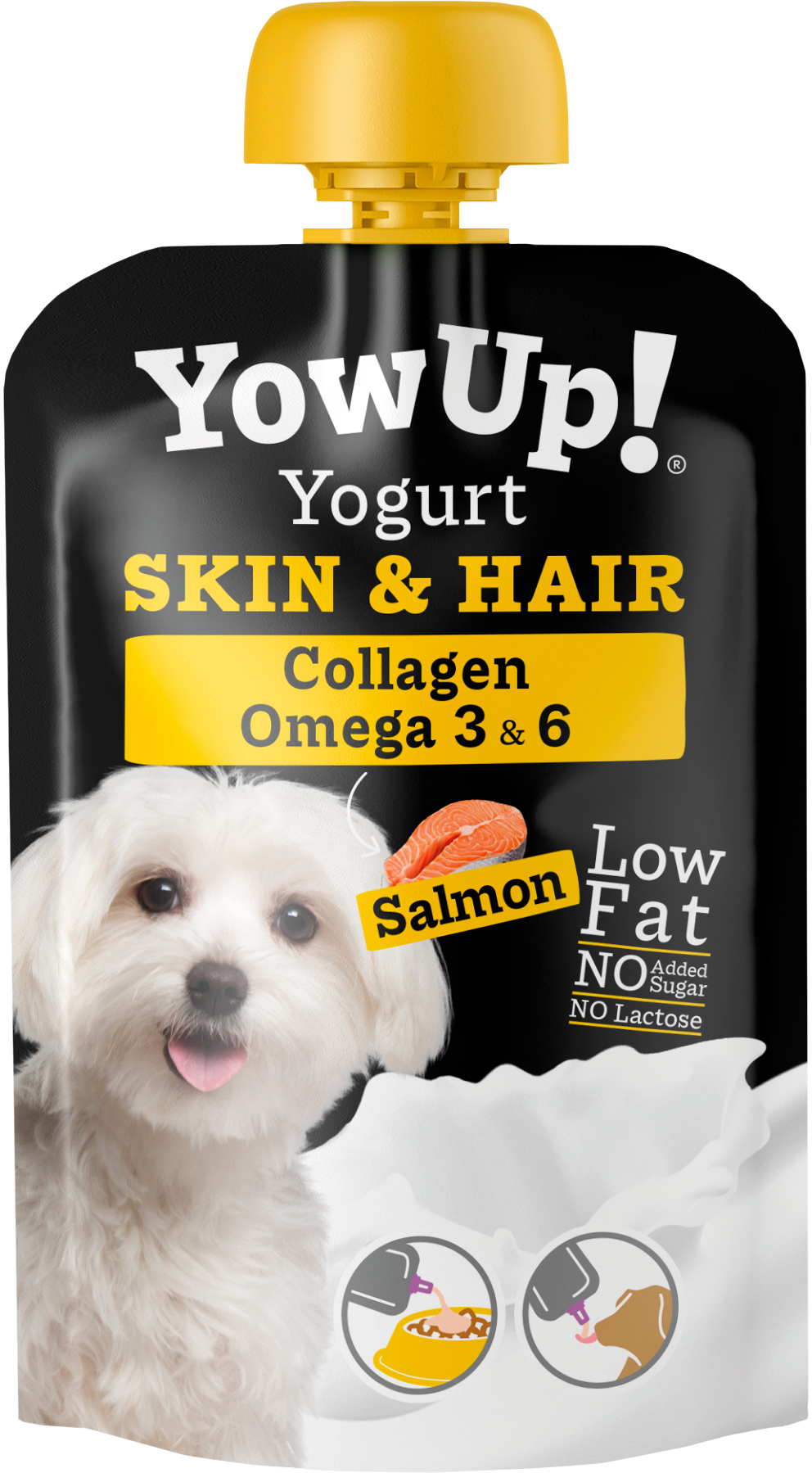 Yogurt Para Perros Yow Up Skin & Hair Pouch