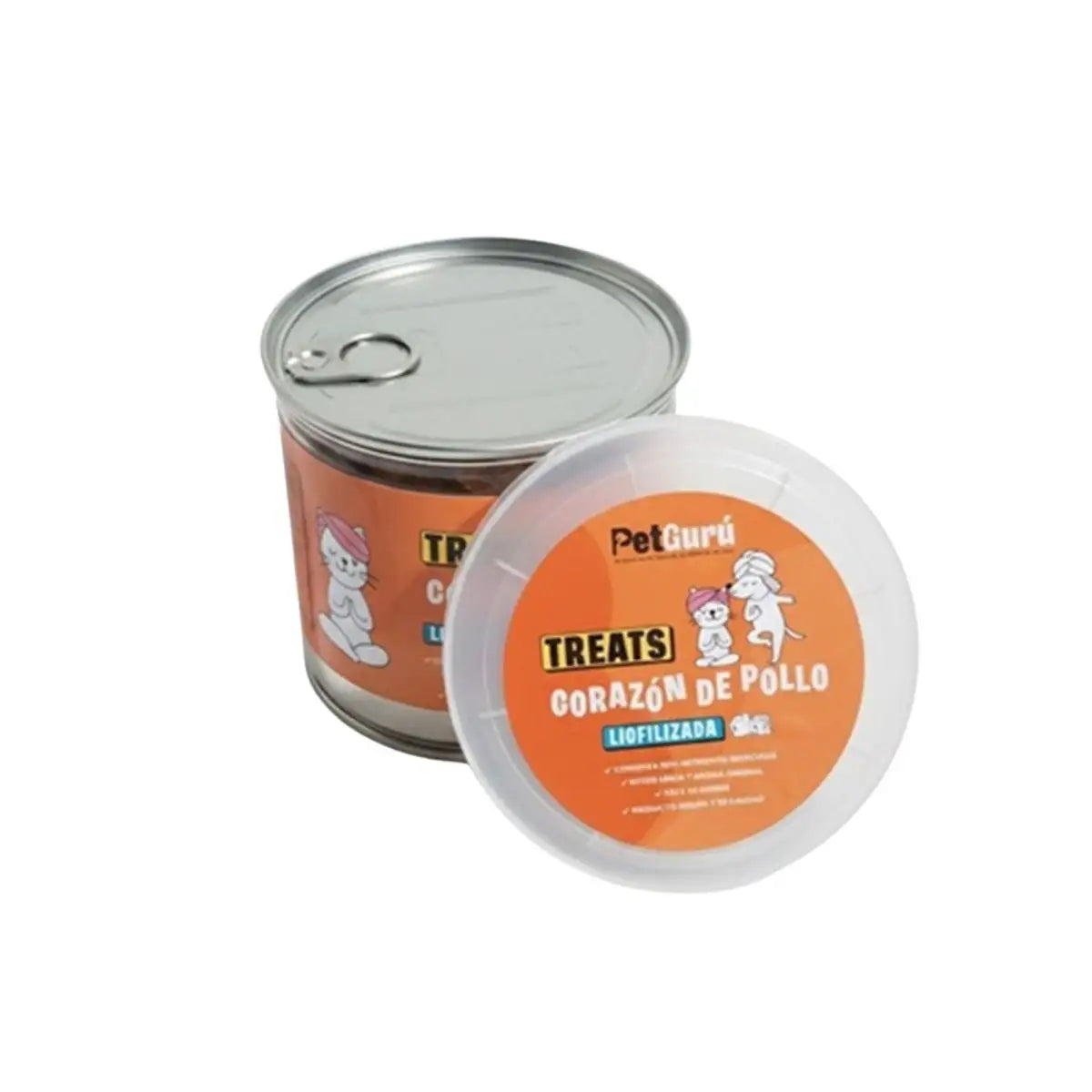 Treat Liofilizado para Mascotas Pet Gurú Corazón de Pollo