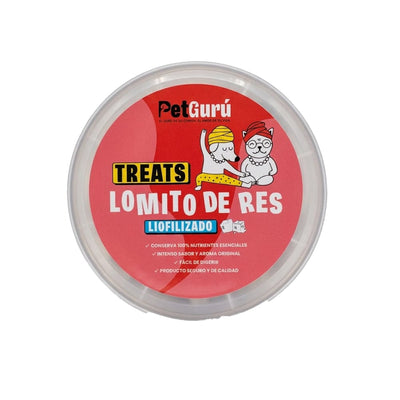 Treat Liofilizado para Mascotas Pet Gurú Lomito de Res
