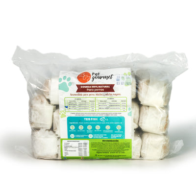 Alimento Congelado  Pet Gourmet para Perro Teis Fish