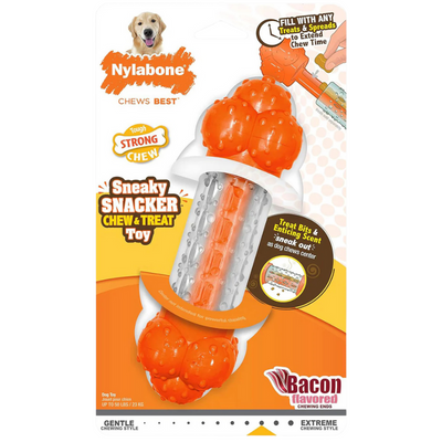 Juguete Para Perro Nylabone Power Chew Sneaky Snacker Bacon Flavor Giant