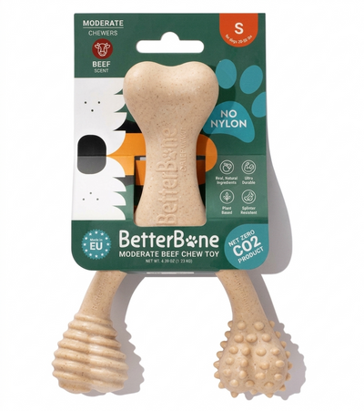 Juguete masticable para perro Better Bone Medium Mini Beef Flavor