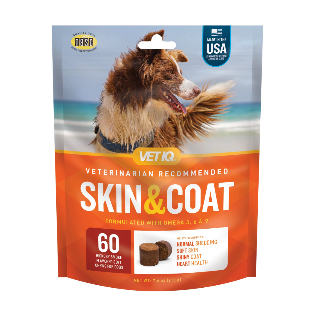 Suplemento Para Perro Vet IQ  Skin & Coat Hickory Smoke