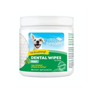 Toallitas Dentales Para Perro TropiClean Con Menta