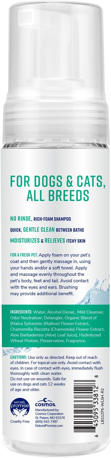 Shampoo Para Mascota Fresh & Soothing Waterless