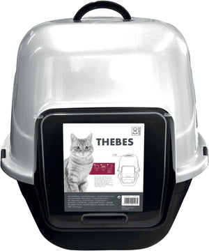 Caja de Arena M-Pets Thebes Littler Box Black & White