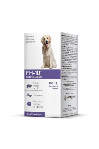 Medicamento Hepatoprotector para Mascotas FH-10