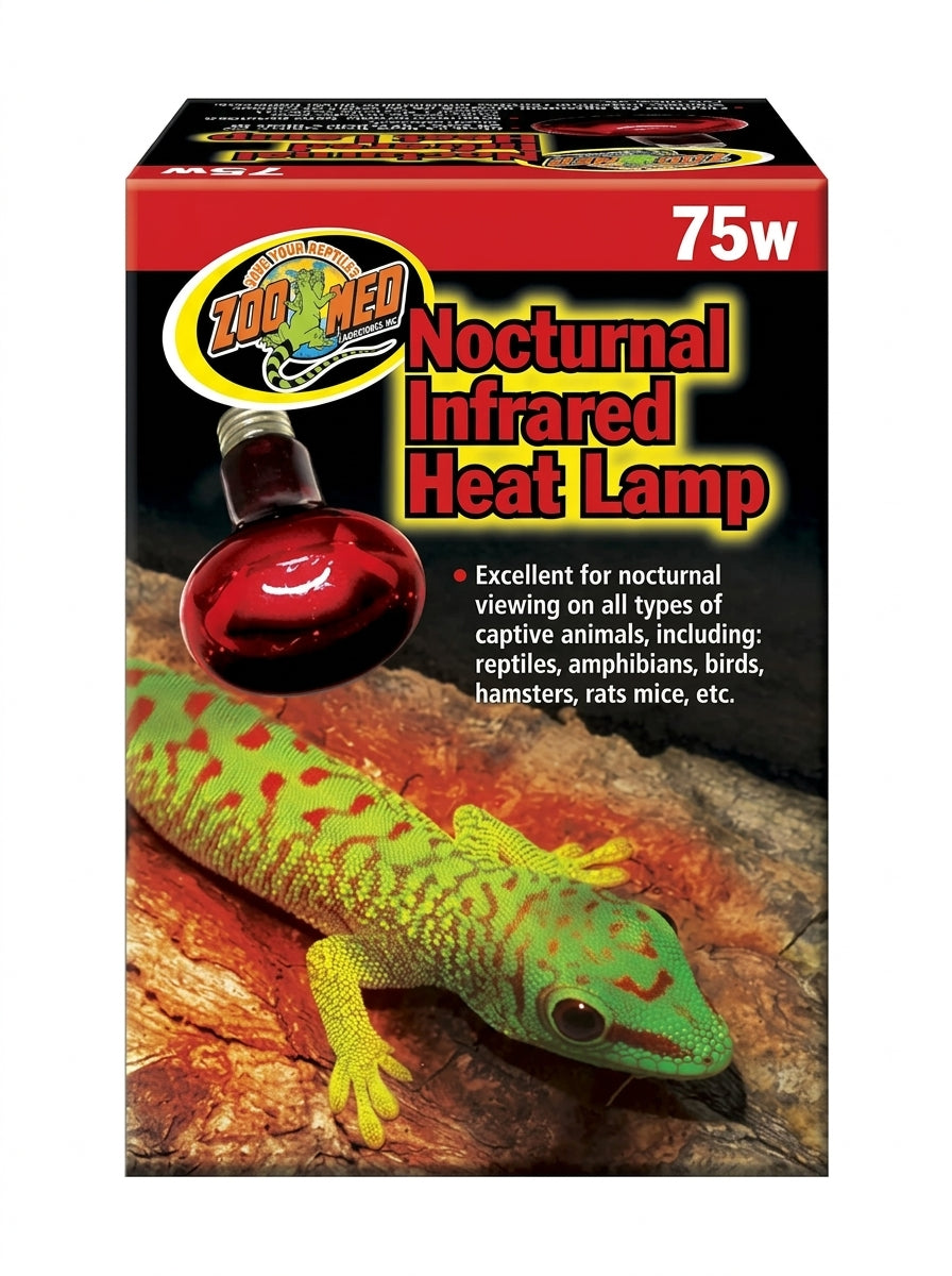 Zoo Med lámpara nocturna de calor infrarrojo - RS75Q