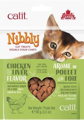 Treats para Gato Catit Nibbly Pollo e Hígado