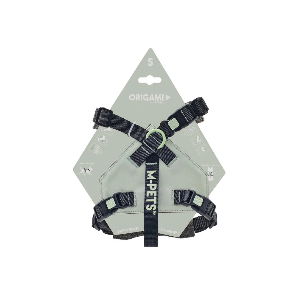 Arnés para perro M-Pets Origami Leafy Crease