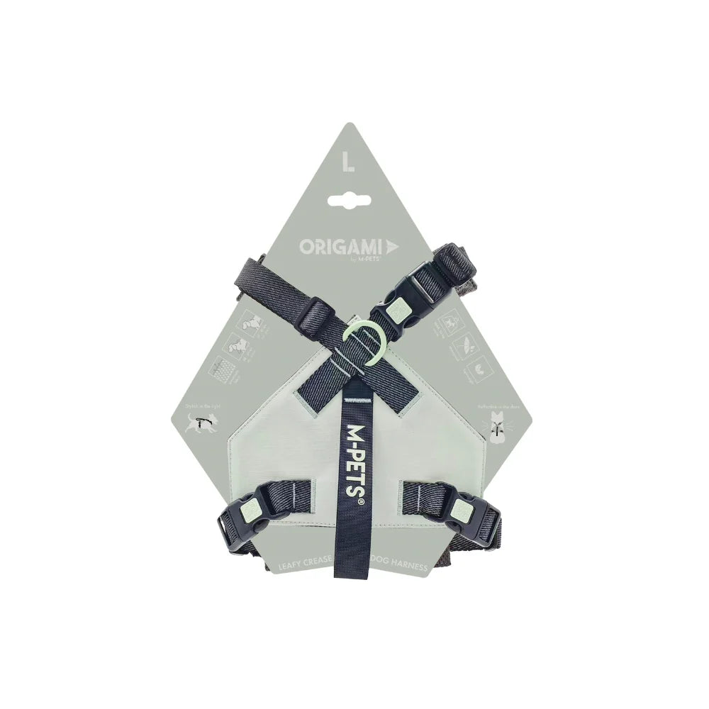 Arnés para perro M-Pets Origami Leafy Crease