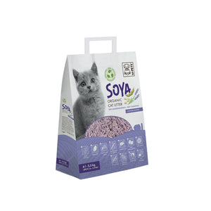 Arena Organica de Soya Para Gato M-Pets Lavender Scented