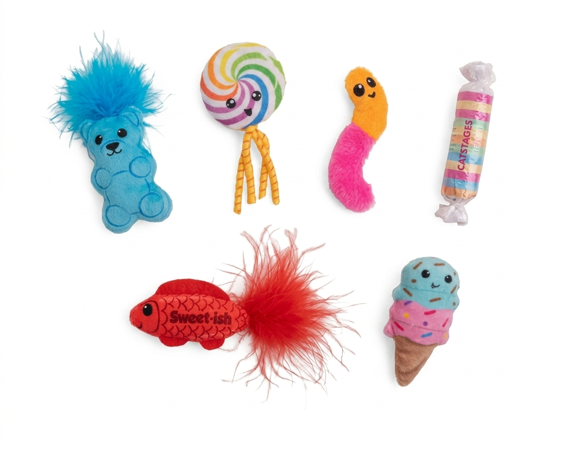 Juguete para gato outward kitty sweet treats pack multicolor