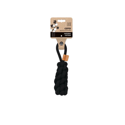 M-Pets Juguete coto para perro cuerda trenzada negro