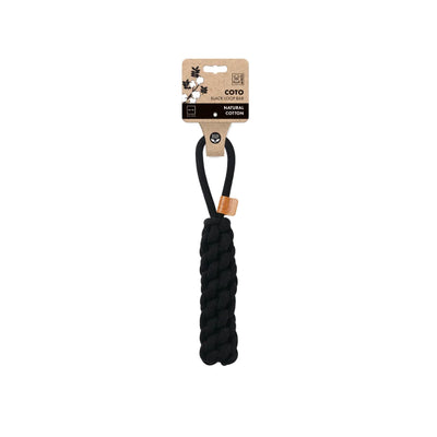 M-Pets Juguete coto para perro cuerda trenzada negro