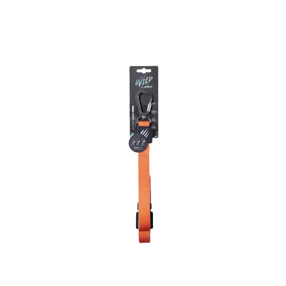 Correa para perro M-Pets Jungle Control camuflaje naranja