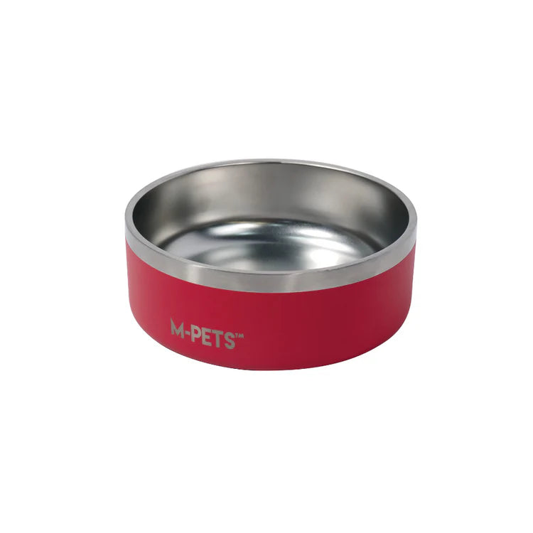 Plato para perro M-Pets Eskimo Color Rojo