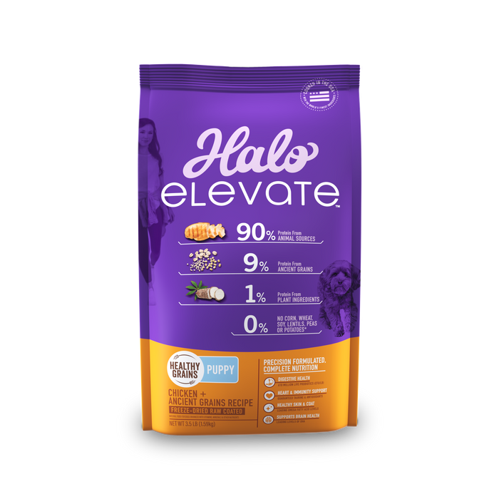 Concentrado para Perro Halo Elevate Healthy Grains Puppy Pollo