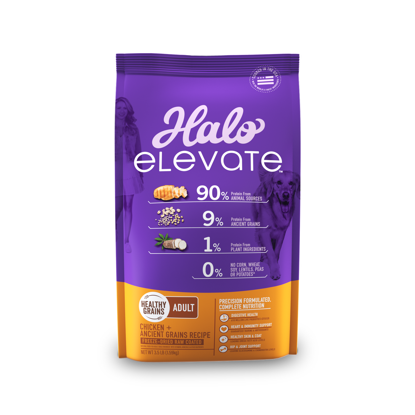 Concentrado para Perro Halo Elevate Healthy Grains Adulto Pollo – Arca de  Noe