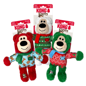 Juguete Para Perro Kong Holiday Wild Knots Bear