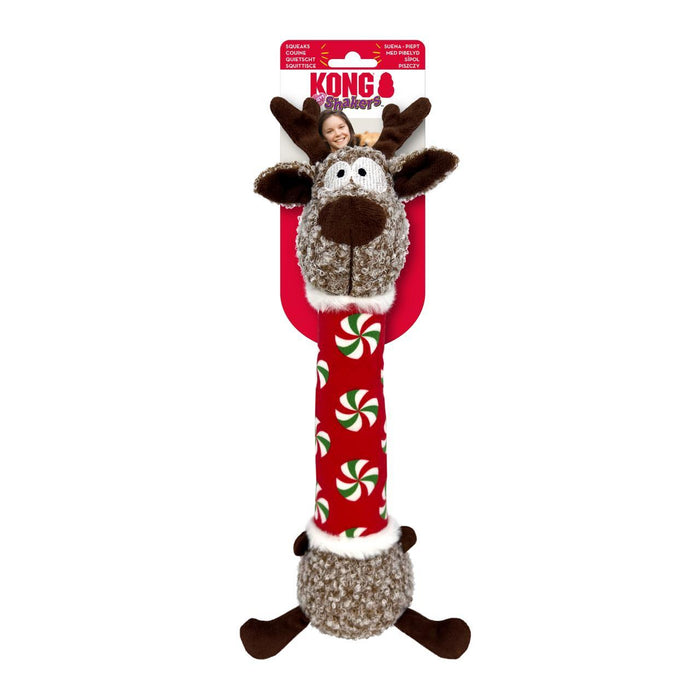 Juguete Para Perro Kong Holiday Shakers Luvs Reindeer MD