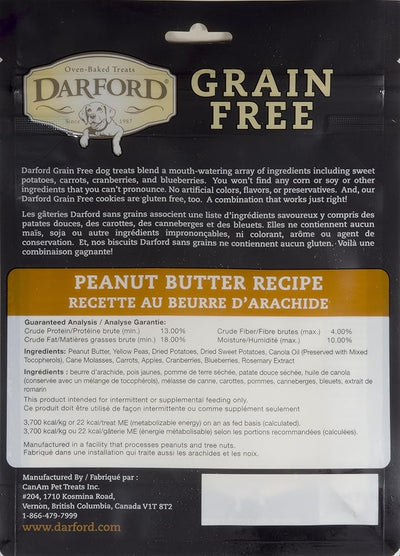 Treats Darford para Perro Grain Free Peanut Butter