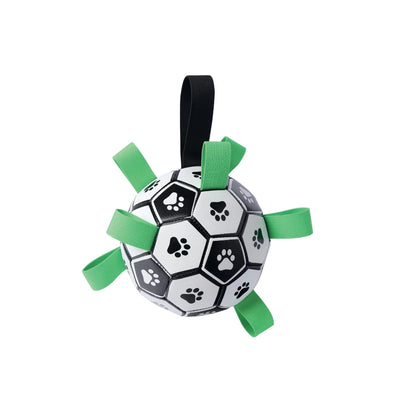 Juguete para perro M-Pets pelota de fútbol con huellitas