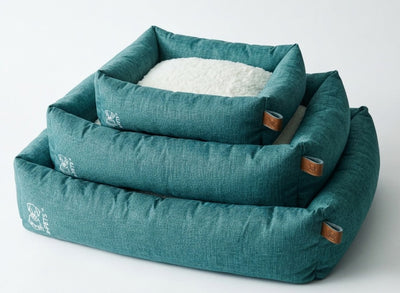 Cama para perro M-Pets Oleron Basket Azul Medium