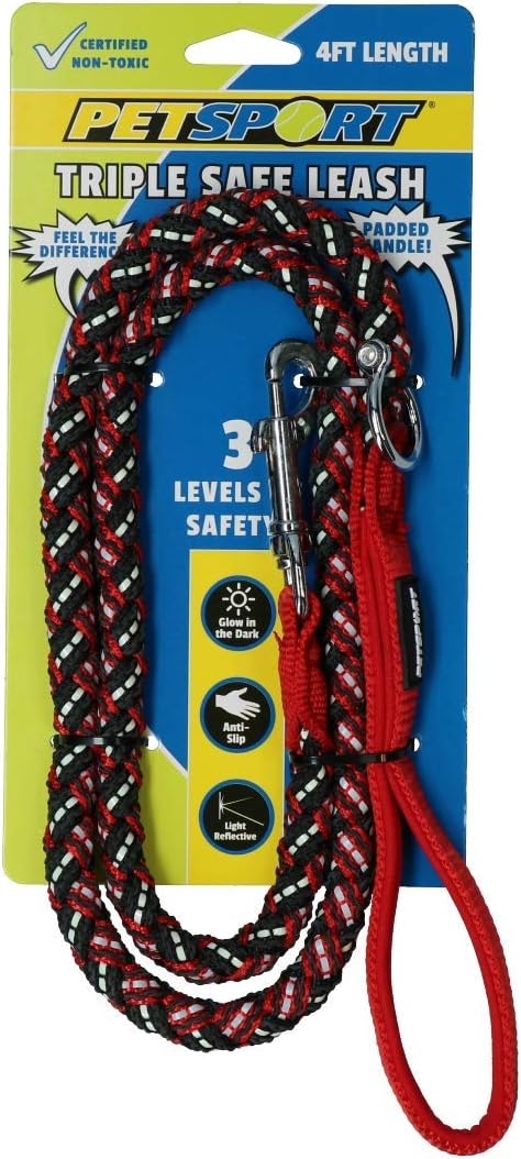 Correa Para Perro Petsport Triple Roja