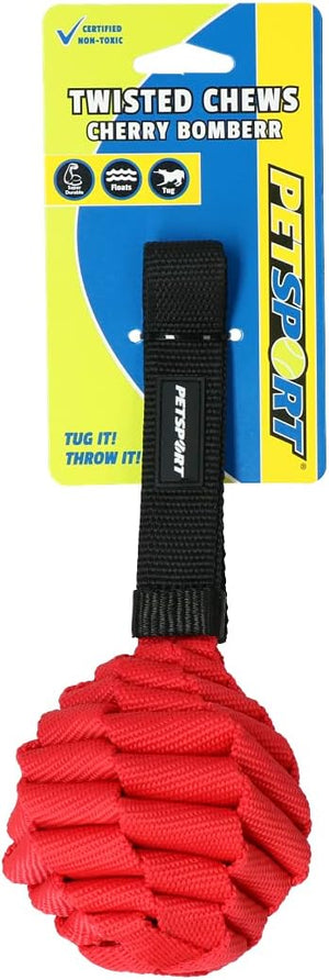 Juguete Para Perro Petsport Pelota Twist Cereza