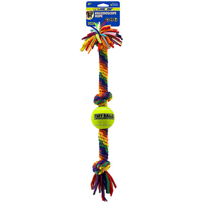 Juguete Para Perro Petsport Cuerda Twist con 3 Nudos y Pelota