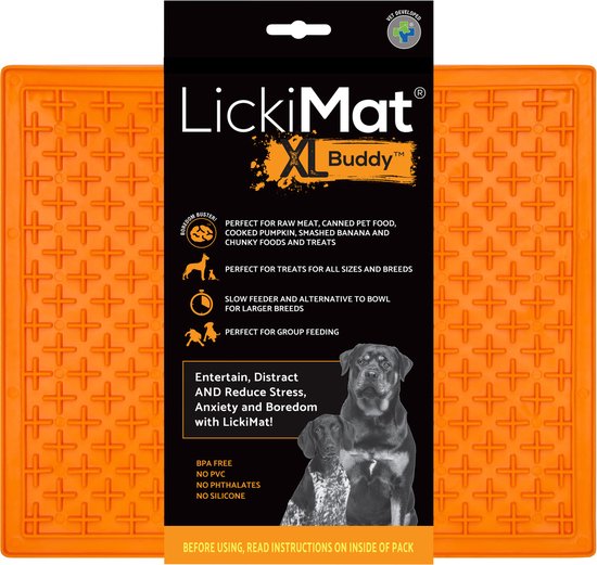 Accesorio Para Perro LickiMat Soother Orange