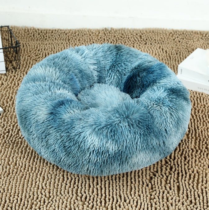 4Pet Lovers Cama Redonda Para Perro Gris Azulado