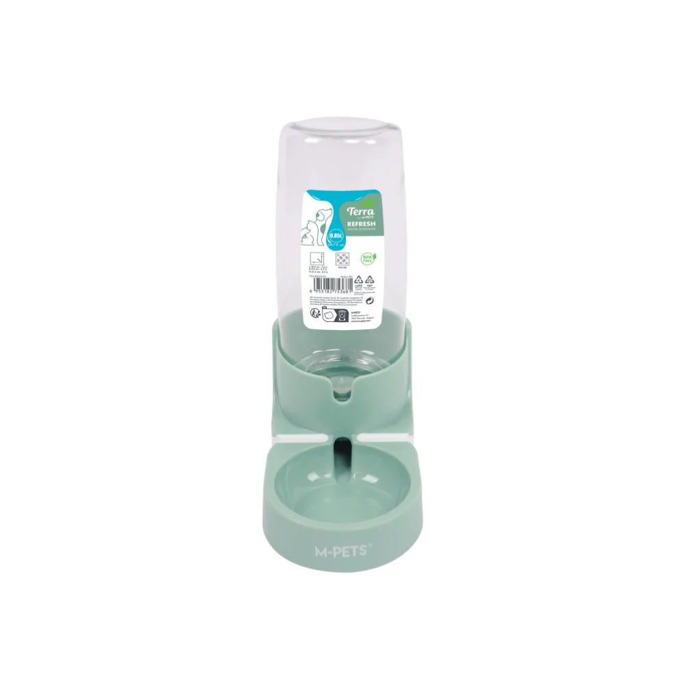 Dispensador de agua para mascota M-Pets Refresh Sea Green