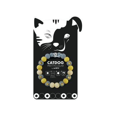Collar Para Gato M-Pets CatDog Amarillo Luminoso