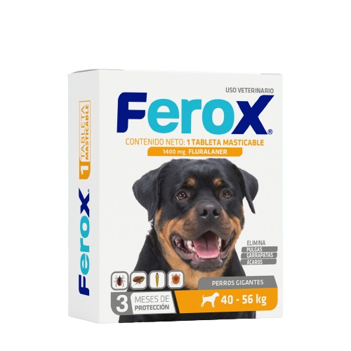 Tableta Antipulgas Masticable para Perro Ferox