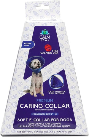 Collar Isabelino Para Perro Calm Paws Con Disco Calmante