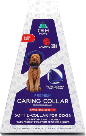 Collar Isabelino Para Perro Calm Paws Con Disco Calmante