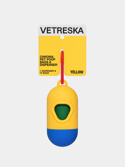 Bolsas y Dispensador para Desechos Vetreska Chroma Pet Poop Bags