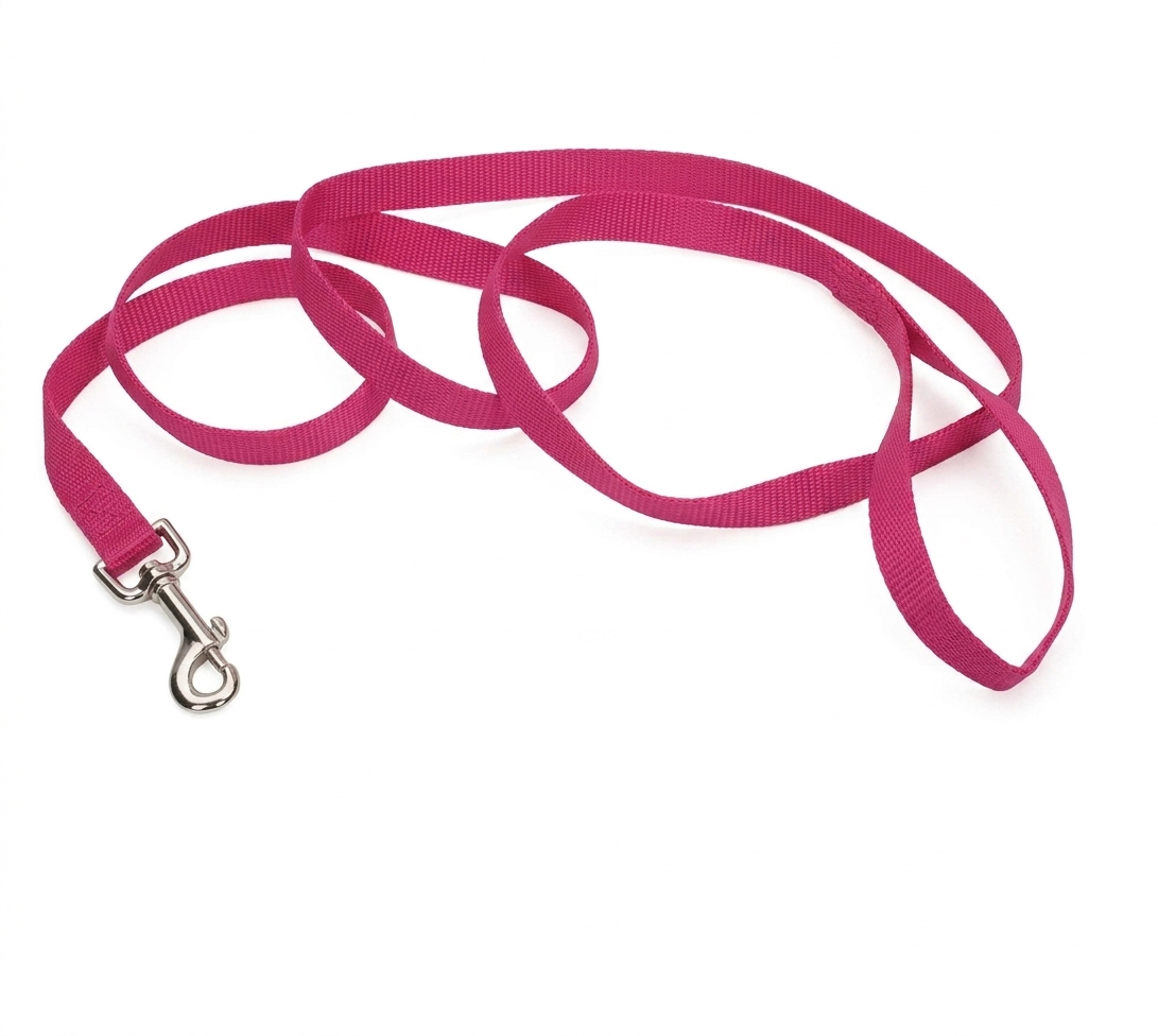 Correa para perro Coastal Nylon Metal Buckle rosado Flamingo