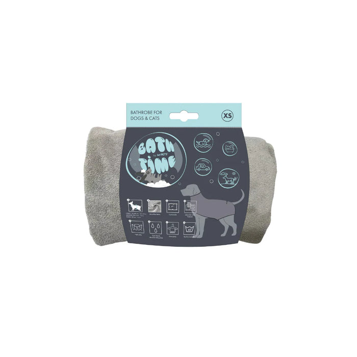 Bata Para Perro M-Pets Color Gris