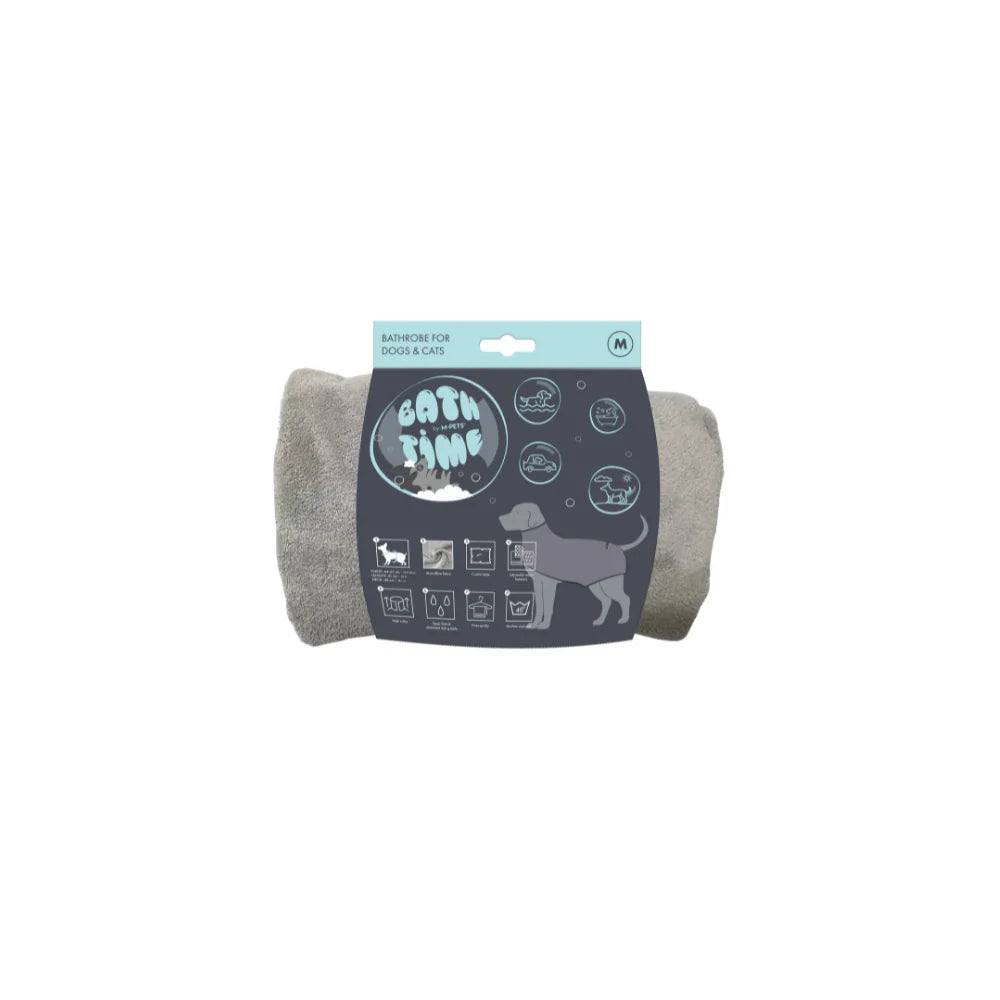 Bata Para Perro M-Pets Color Gris