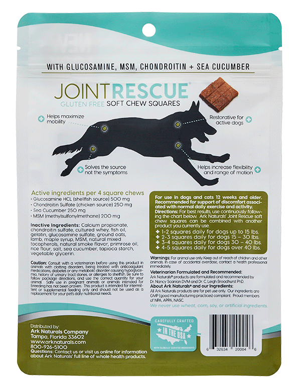 Suplemento Para Perro Ark Naturals Joint Rescue Lamb