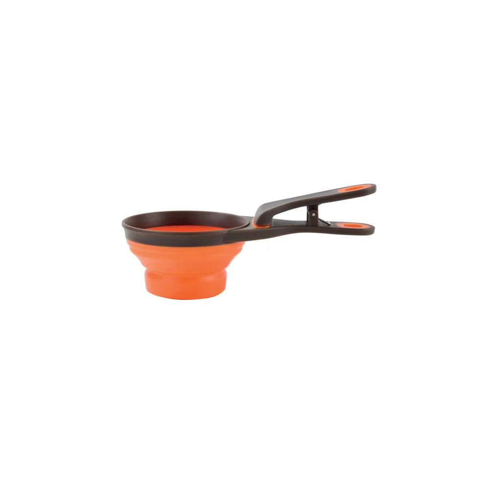 Cuchara portátil plegable para mascota M-Pets Cuizi Naranja