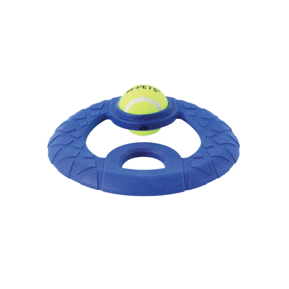 Juguete para perro M-Pets Hop Frisbee verde y azul