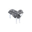 Capa para perro M-Pets Urban Style negro con blanco