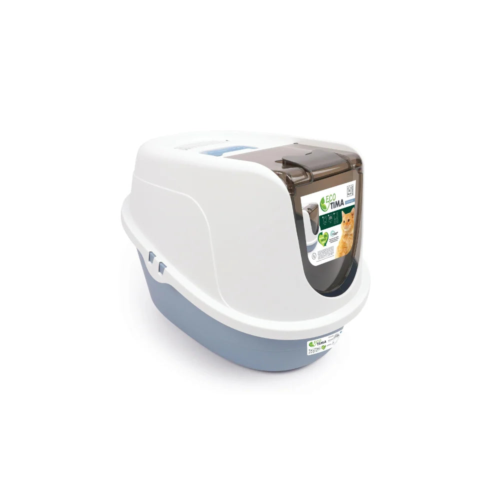 Caja de arena para gato M-Pets Eco Tima azul océano