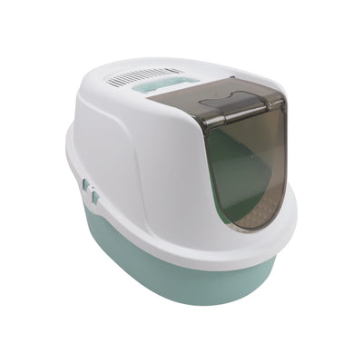 Caja de arena p/gato M-Pets Eco Tima verde mar
